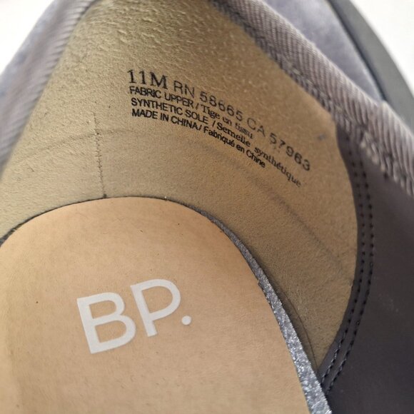 BP Gracee Gray Velvet Flats Size 11 - Picture 3 of 5